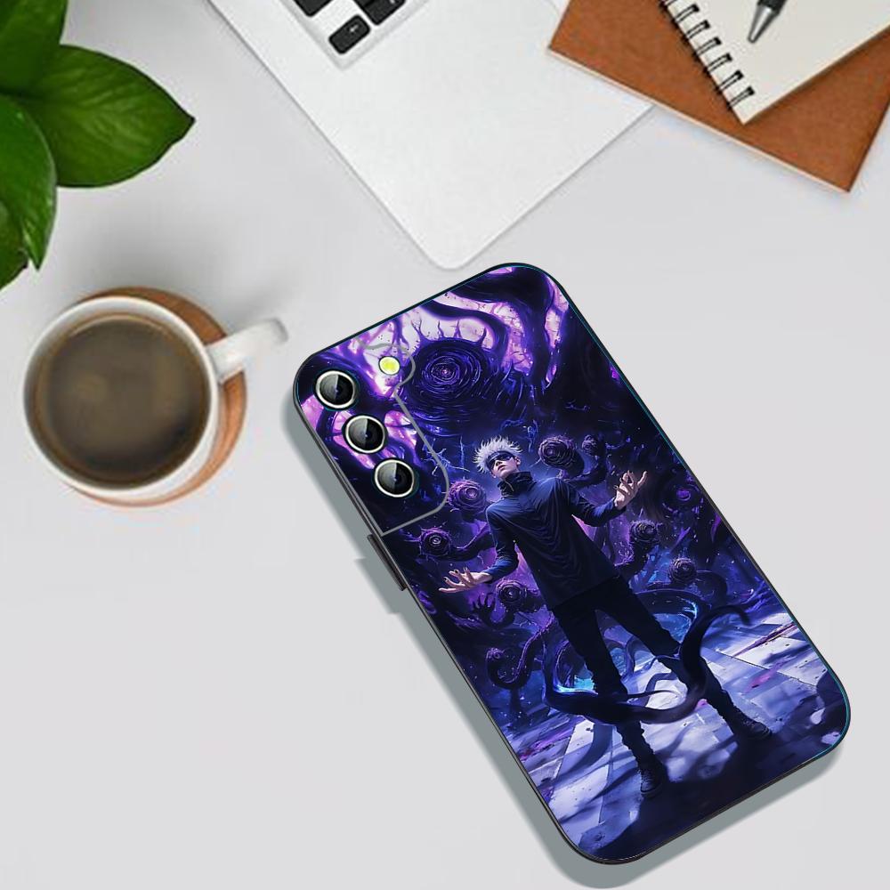 Чехол для телефона D-Gojo T-Satoru для Samsung S24, S25 22,30,Note20,Ultra,Lite,Ultra5G,Plus,FE Черный