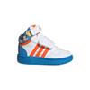 Disney x adidas Hoops 3.0 Mid I Кроссовки для малышей с Микки Маусом Белый Облачно-белый Оранжевый GY6633