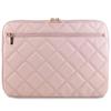 Guess Quilted 4G Cover For A 14" Laptop - Pink