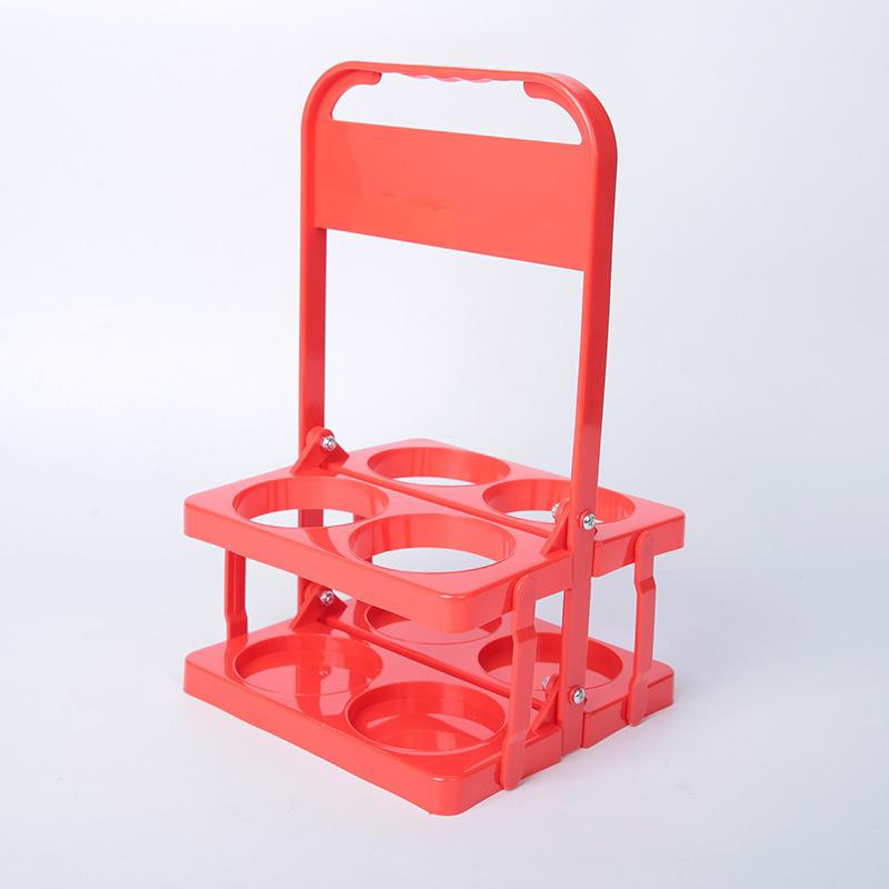 Портативная пластиковая складная стойка для пива, держатель для пивных бутылок, корзина для напитков, многоразовая стойка для коктейлей, прочный органайзер для стаканов, стойка для вина