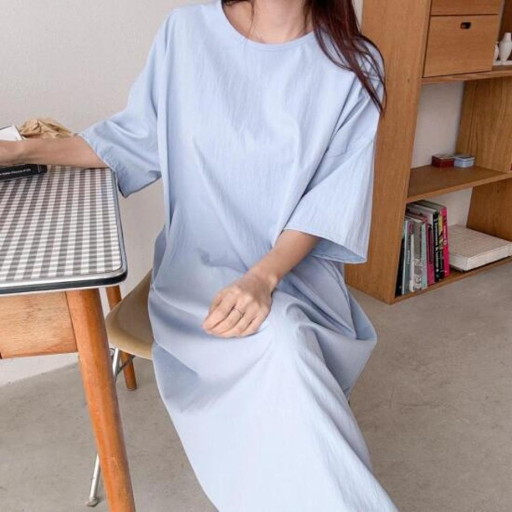 New ArrivalS Open Run Women S overSized Plain Long dreSS With Pocket