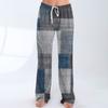 Womens Pajama Pants Sleepwear Casual Drawstring Elastic Waist Pants  Comfy Straight Yoga Loose Trousers