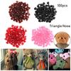 100pcs New DIY Tool Toys Doll Noses Dolls Accessories Triangle Nose Safety Parts