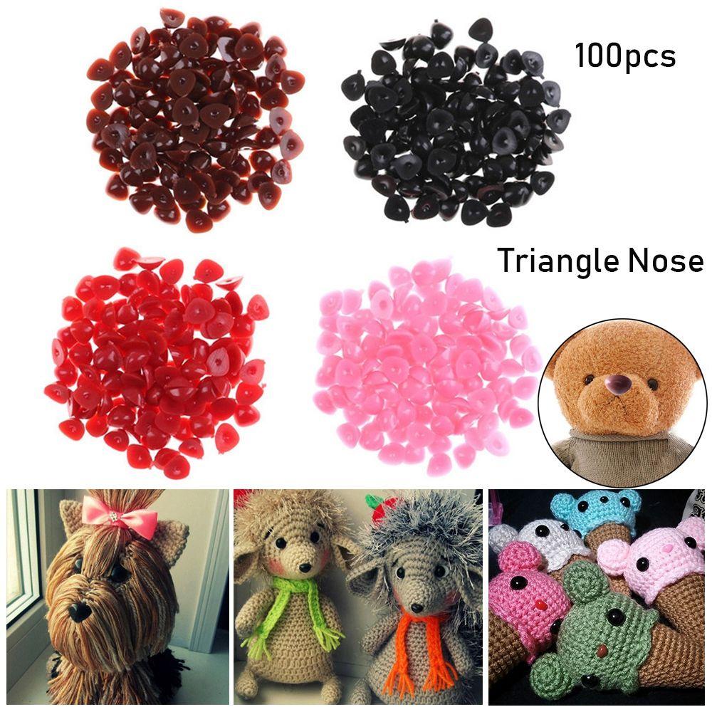100pcs New Toys DIY Tool Triangle Nose Doll Noses Safety Parts Dolls Accessories