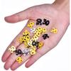 Number 30 Glitter Confetti for 30th Birthday Anniversary Party Supplies Table Decoration, 1.76 Ounce (Gold Black and Silver)
