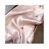Korean Style Pink Temperament Fairy Flower Mulberry Silk 53 Scarf Women Small Square Towel Neck Protection Tie Bag