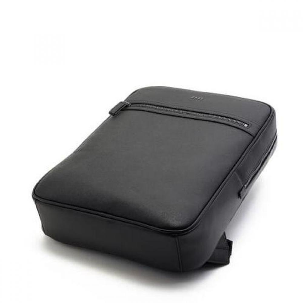 Daks Simple Black Leather Backpack Dbba2e337bk