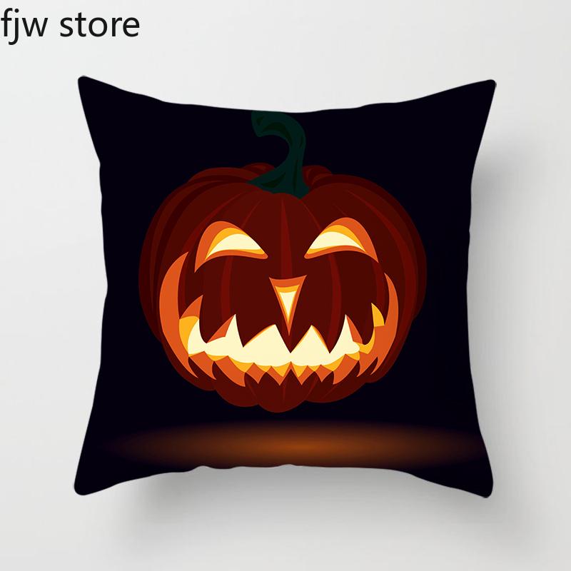Halloween Decoration Pillowcase Pumpkin Ghost Face  Party  Holiday Gift Sofa Cushion Cover Room Home Decor