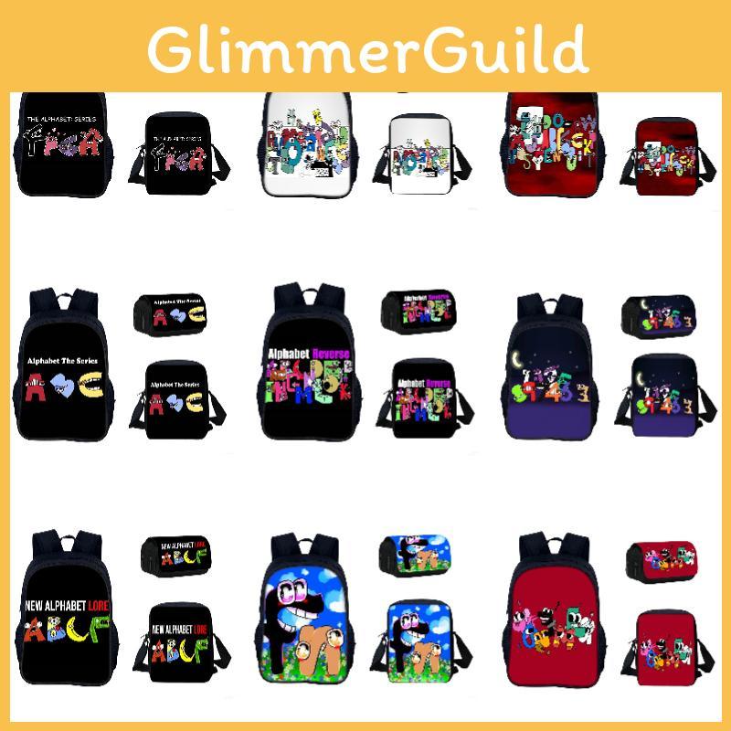 Alphabet Lore Double-compartment Backpack Perfect For Everyday School Use