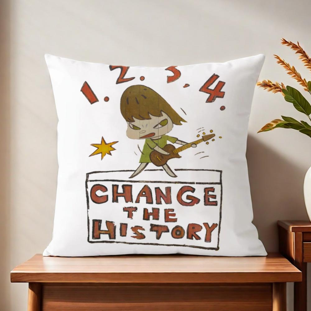 Yyoshitomoo Art cushion cover For Pillow Nnarass Printing Sofa Decoration Home Car Room Coffee Shop Office Nordic Simplicity
