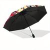 1pc Chucky Pattern Automatic Umbrella, 8 Iron Frames,Suitable for Office, Travel and Outdoor Adventure.Y015