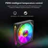 12Cm Argb Computer Case Mute Fans Pc Tower Silent Air Cooler Pwm 4Pin High Speed 1600 Pwm Dc12V Mirror Effect Cooling System