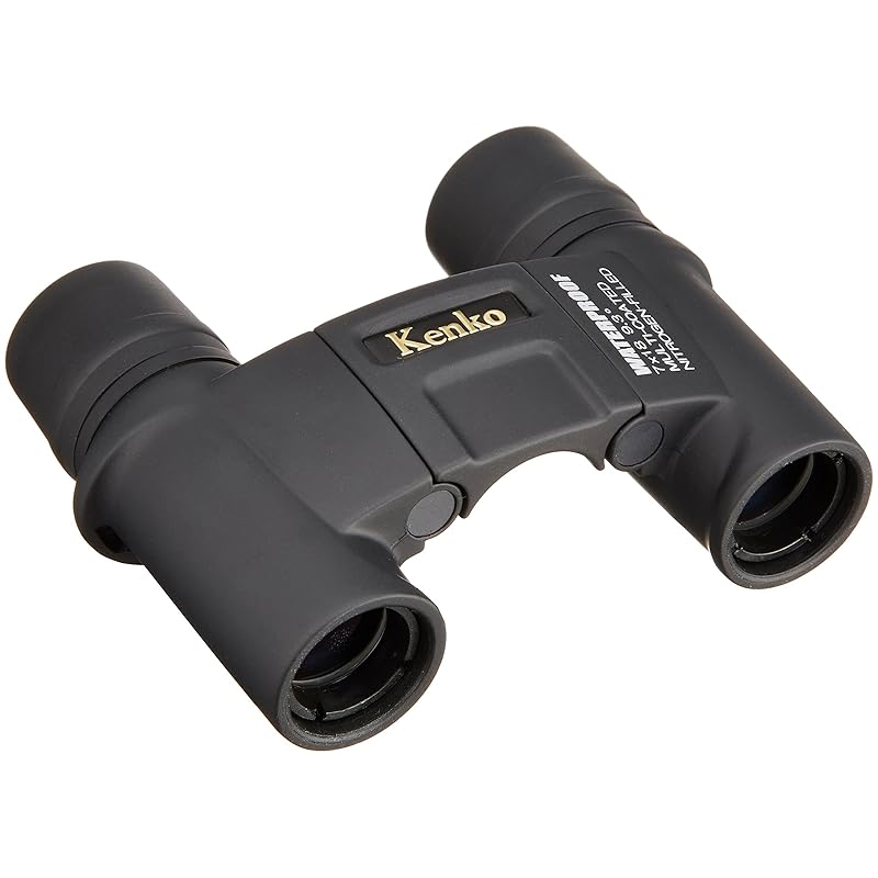 Kenko NEW SG 7x18 DH SGWP Binoculars, Roof Prism, 7x Magnification, 18mm Aperture, Fully Waterproof, Free Focus, FF, Black, BN-101171
