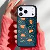 Осенние Листья Падающий Лис Чехол для Телефона для iPhone 17 16 15 14 13 Pro Max Задняя Крышка для 12 11 Pro Coque