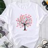 (Asian Size) Graphic Tee Cactus Plant Sweet Trend Female Fashion Print Casual T Clothing Casual Women's Summer Top Short Sleeve T-shirt