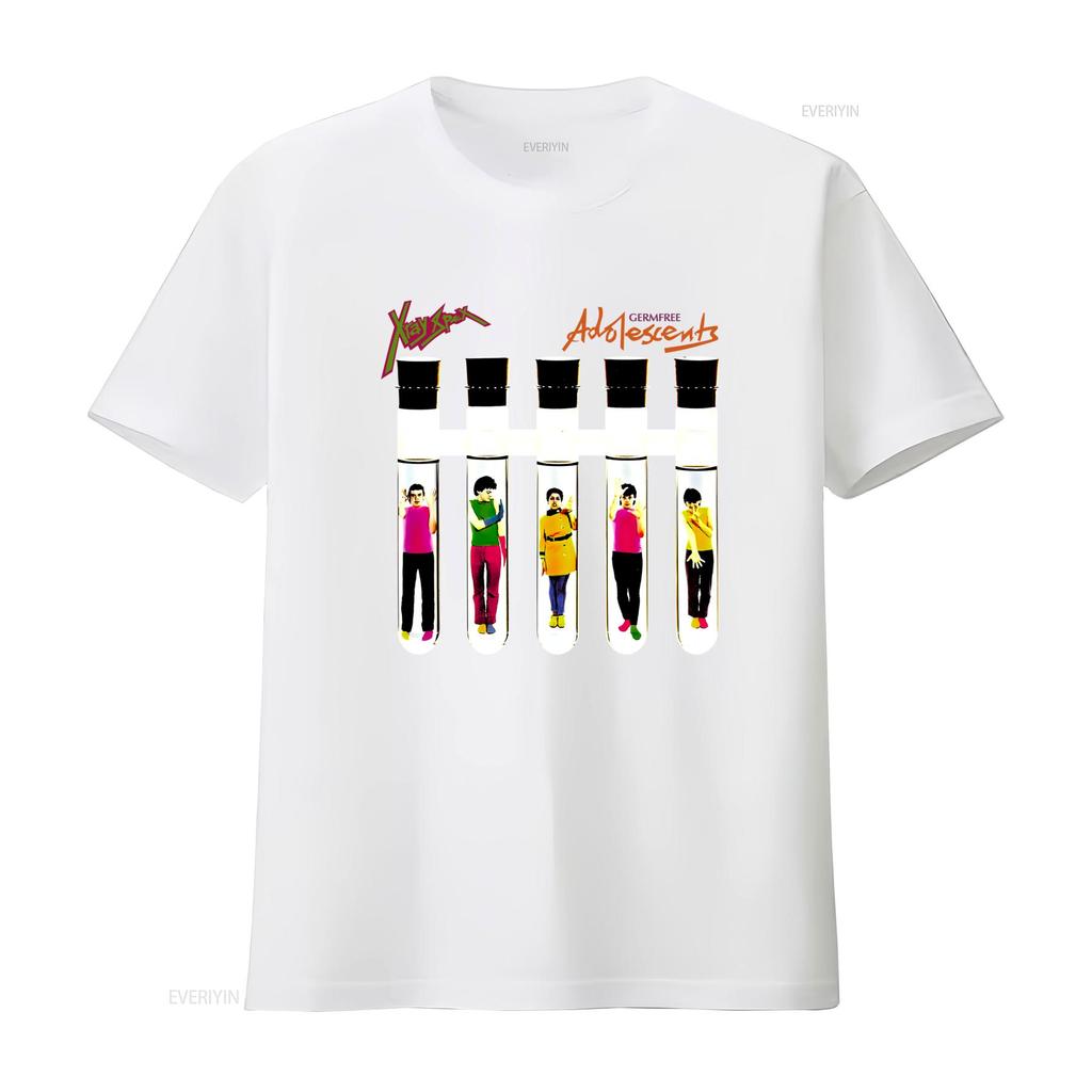 X ray Spex Germfree Adolescents 70s Punk Rock Design Meme Funny Style Gamer Cult Music T Shirt vintage Washed streetwear
