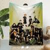 Hot Anime Comics Cute Haikyu Printed Blanket Picnic Blankets Warm Blanket Soft and Comfortable Blanket Home Travel Birthday Gift