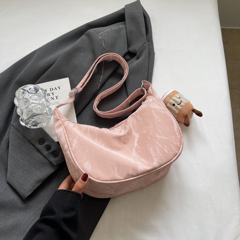 2024 летняя школьная сумка для поездок на работу через плечо, простая модная сумка-мессенджер, повседневная сумка-тоут в стиле ретро большой вместимости