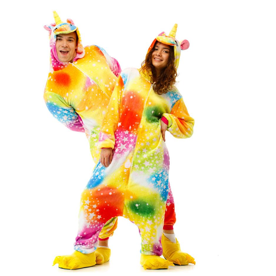 Фланелевая пижама кигуруми для взрослых с животными, пандой, пижамы с небесными звездами и единорогом, женские пижамы кугуруми для косплея, комбинезоны, одежда для сна с обувью