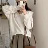 Pullover Female Autumn and Winter New Korean Edition Chic Small Doll Neck Sweater Women Versatile Knitwear Pullover Female
