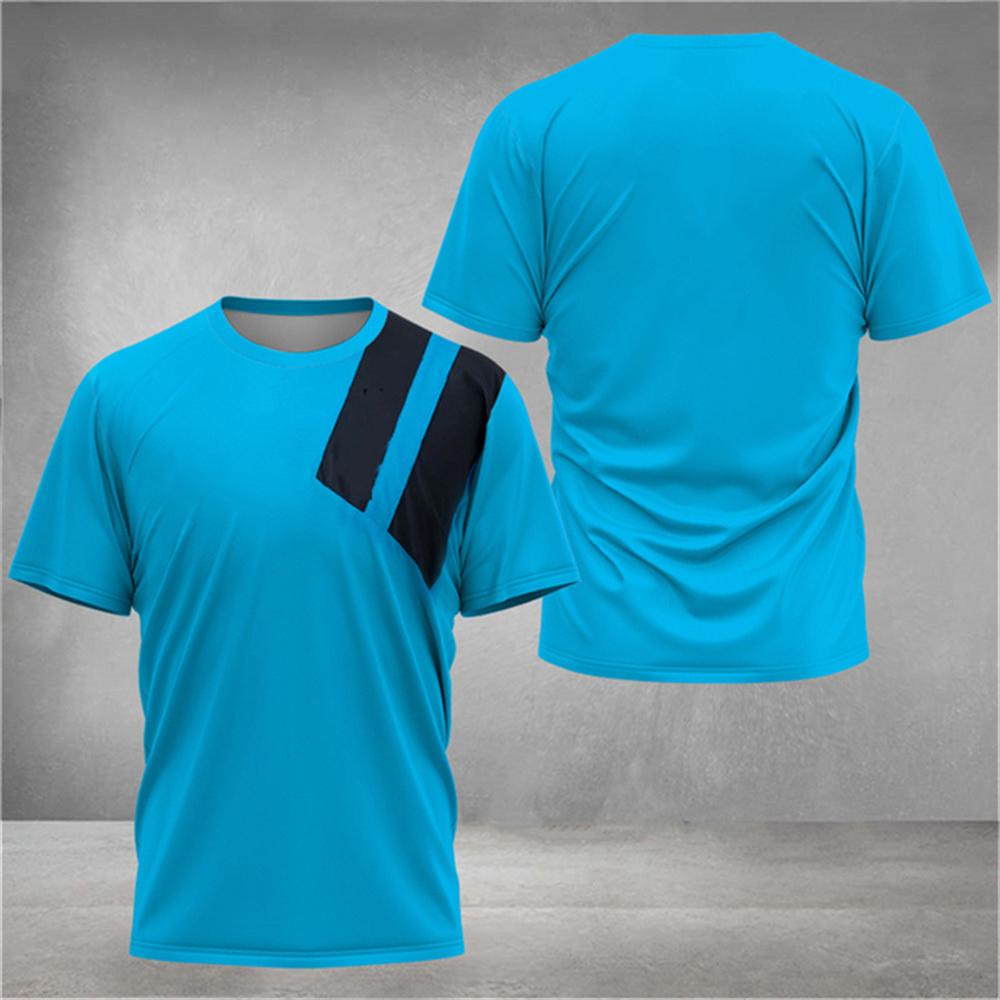 Летняя повседневная мужская футболка с коротким рукавом, узором и принтом, пуловер с круглым вырезом, модные мужские футболки, свободная одежда, спортивная одежда