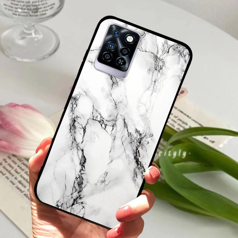 Чехол для Infinix Note 10 Plus Черный Мягкий силикон ТПУ Задняя крышка Для Infinix Note10 Pro NFC Чехол для телефона Note 10 Pro Plus Бампер