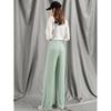 Women's Pants Ice Silk Wide-legged Pants Thin Section High Waist Loose Black Casual Dragging Pants