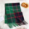 Plaid Women Scarf Imitation Cashmere Shawl Winter Thick Warm Neckerchief Foulard Echarpe Wrap Designer Unisexe