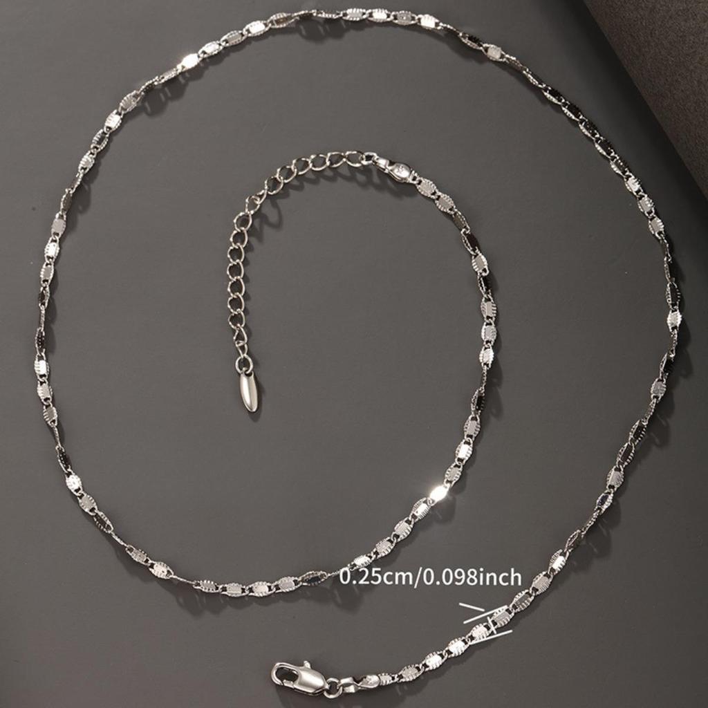 Ten Thousand-character Chain Men's and Women's Simple Personality Jewelry Necklace