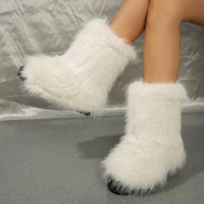 Зимние ботильоны женские 2024 женские большие зимние ботинки белые черные классические короткие ботинки женские женские туфли горячая распродажа