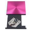 DVD CD Writer USB 3.0 External Burner Reader Player Record Driver for LaptopRose Red