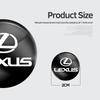JBH4 8/12Pcs Car Logo Door Shock Absorbing Pad Gasket Sticker For Lexus UX RX300 LX470 NX300 ES300h IS300h GS300 IS350 IS200 NX GX460