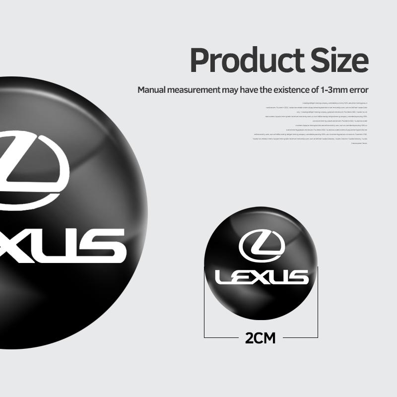 JBH4 8/12Pcs Car Logo Door Shock Absorbing Pad Gasket Sticker For Lexus UX RX300 LX470 NX300 ES300h IS300h GS300 IS350 IS200 NX GX460