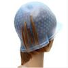 Reusable Hair Dye Cap White Frosting With Hooks Hairdressing Styling Tool Easy Operation For Home Salon Hair Colouring Use