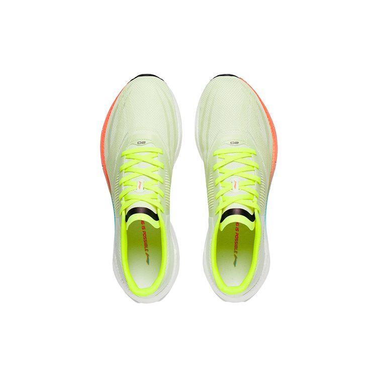 Li Ning Super Light 20 Универсальные Устойчивые к истиранию Дышащие Низкие Беговые Кроссовки Мужские Светло-фруктовый зеленый ARBT001-5