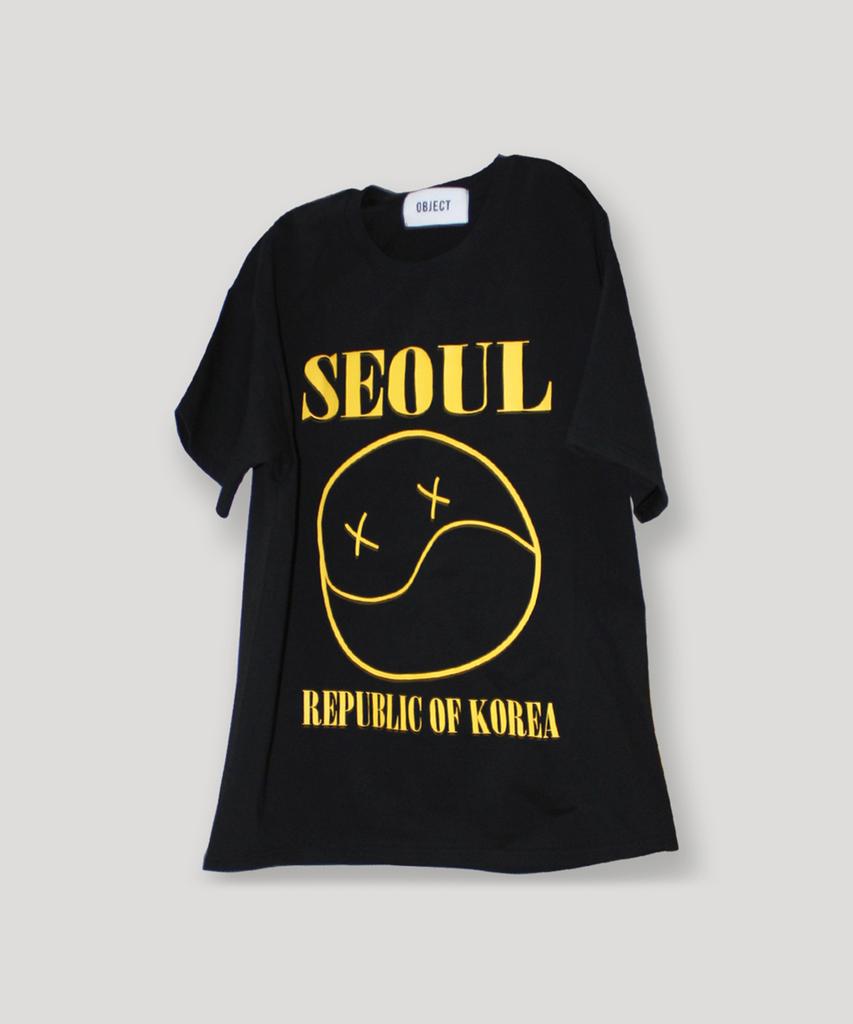 Футболка Obeujegteu Seoul (черный)