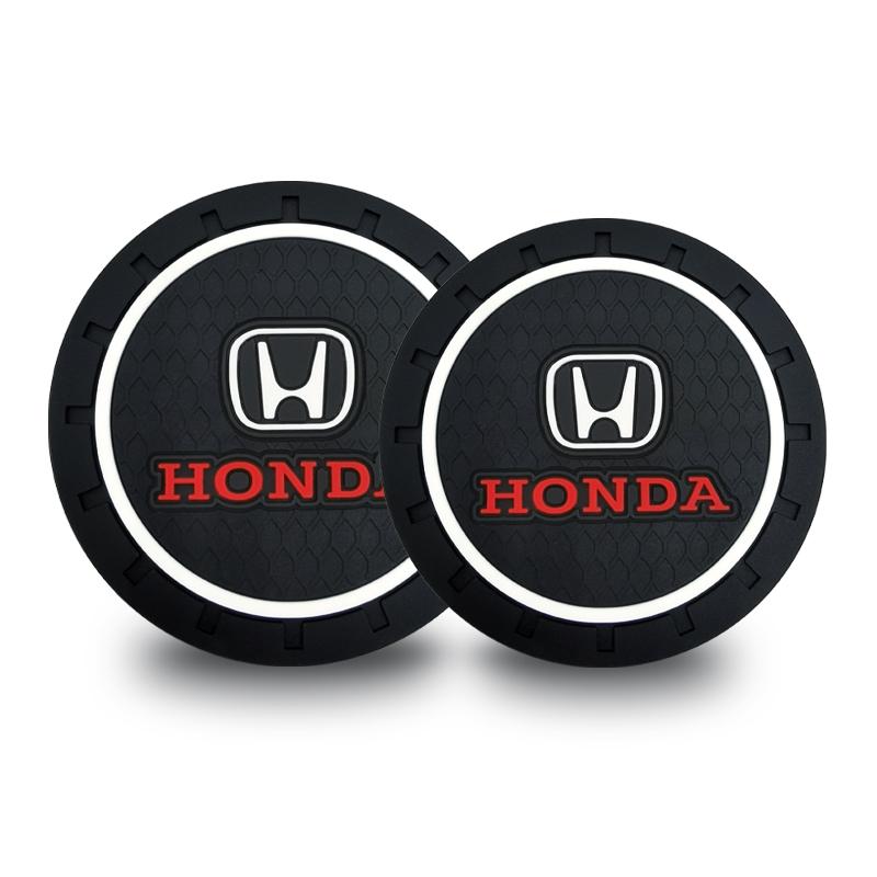1/2 шт. Силиконовый автомобильный подстаканник, Нескользящий коврик для Honda Civic Xrv Hrv Crv Brv City Accord Fit Jazz Insight Pilot Passport Stepwgn