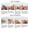 10 Pcs Short Handmade Press On Nails Reusable Fake Nails Stick On False Nail Tips For Women