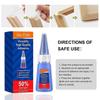 Versatile 20g Transparent Adhesive for Ceramic, Wood, Leather & Shoes Fast-Setting, Strong, Durable Bonding for Home Repairs & DIY Projects less
