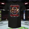 Лето 2026 UFC 312 Чжан Вэйли Боевой Графический Футболка Женская Спортивная Хлопок Короткий Рукав Свободная Повседневная Футболка для Фитнеса Унисекс