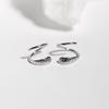 Спиральные серьги для женщин корейской версии Простые и универсальные серьги с характером, индивидуальностью, милые и симпатичные