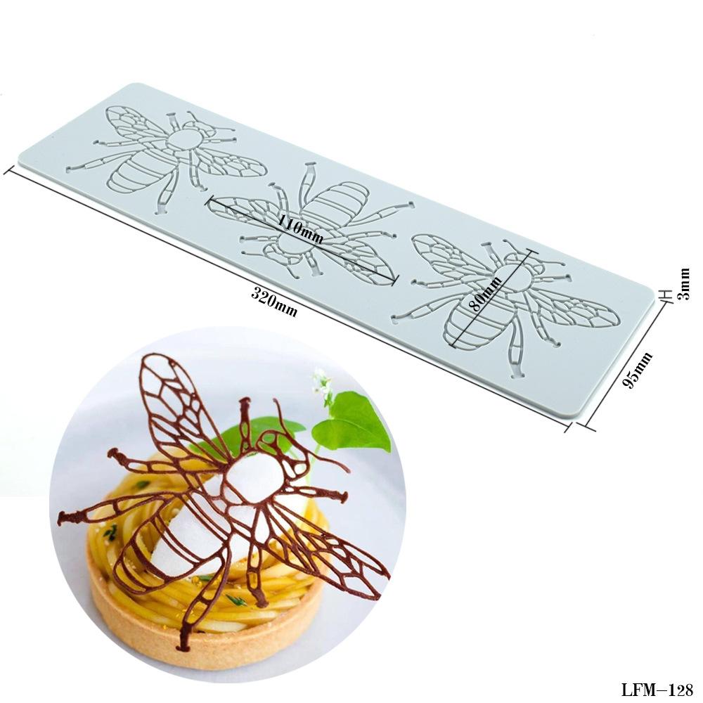 Lobster Crab Fishbone Animal Shape Silicone Cake Lace Mold Butterfly  Swan Cake Decorating Tool DIY French Dessert Baking Tool