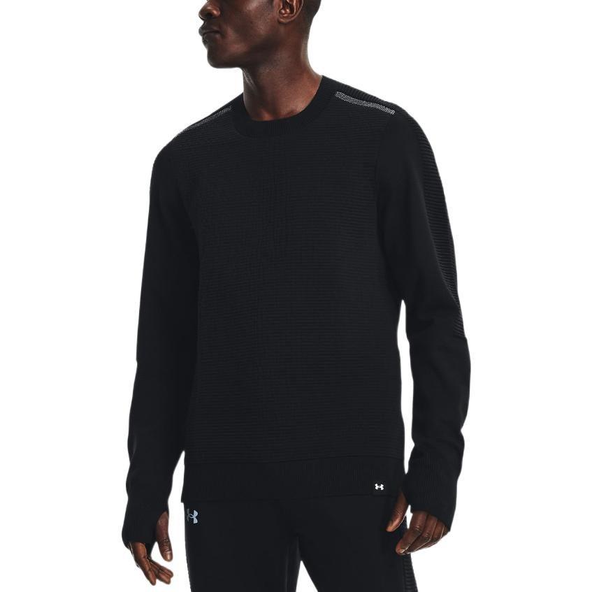 Under Armour Толстовки Мужские Черные С Круглым Вырезом Умеренные Обычные 1371573-001