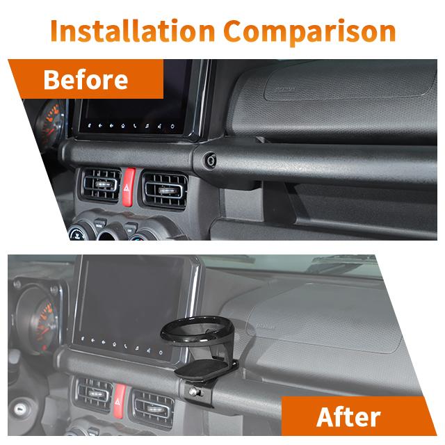 New Car Shift Passenger Co-pilot Cup Holder for Suzuki Jimny 2019+ In-Car Holder Accessories
