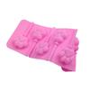 6 Holes 3D Cat Dog Paw Shape Silicone Lollipop Mold Diy Chocolate Soap Forms Baking Mould Pastry Bakeware Tools