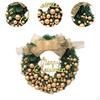 Christmas Wreath for Front Door Decorative Seasonal Garland Hanging Ornament Decor