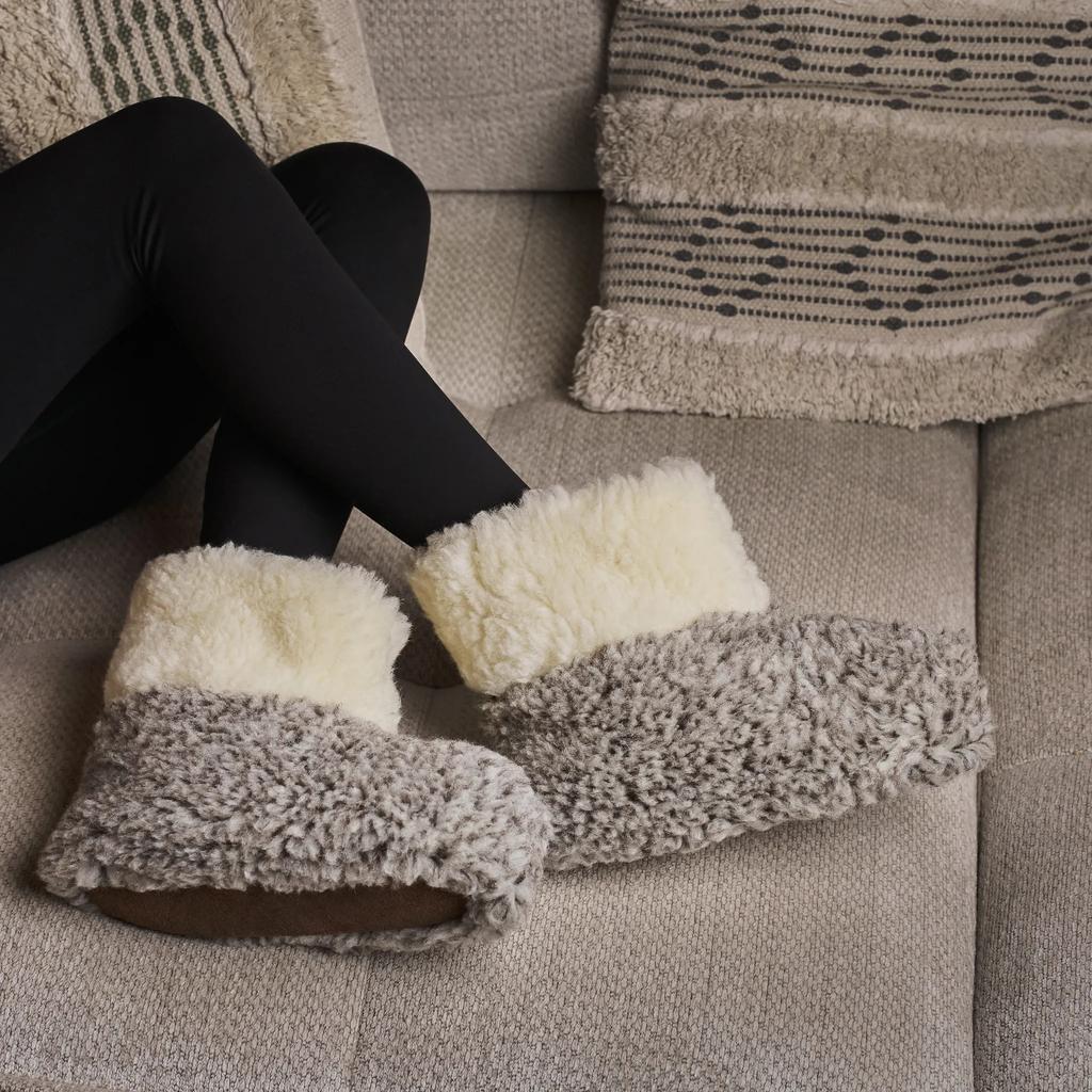 Warm, woolen highlander slippers, woolen slippers, woolen slippers 37/38