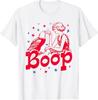 Футболка Boop Винтажная Девушка и Орел Забавная Патриотическая Ретро Арт