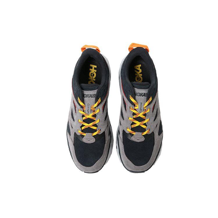 Кроссовки унисекс HOKA Clifton L Suede Black Lunar Rock 1122571-BLRK