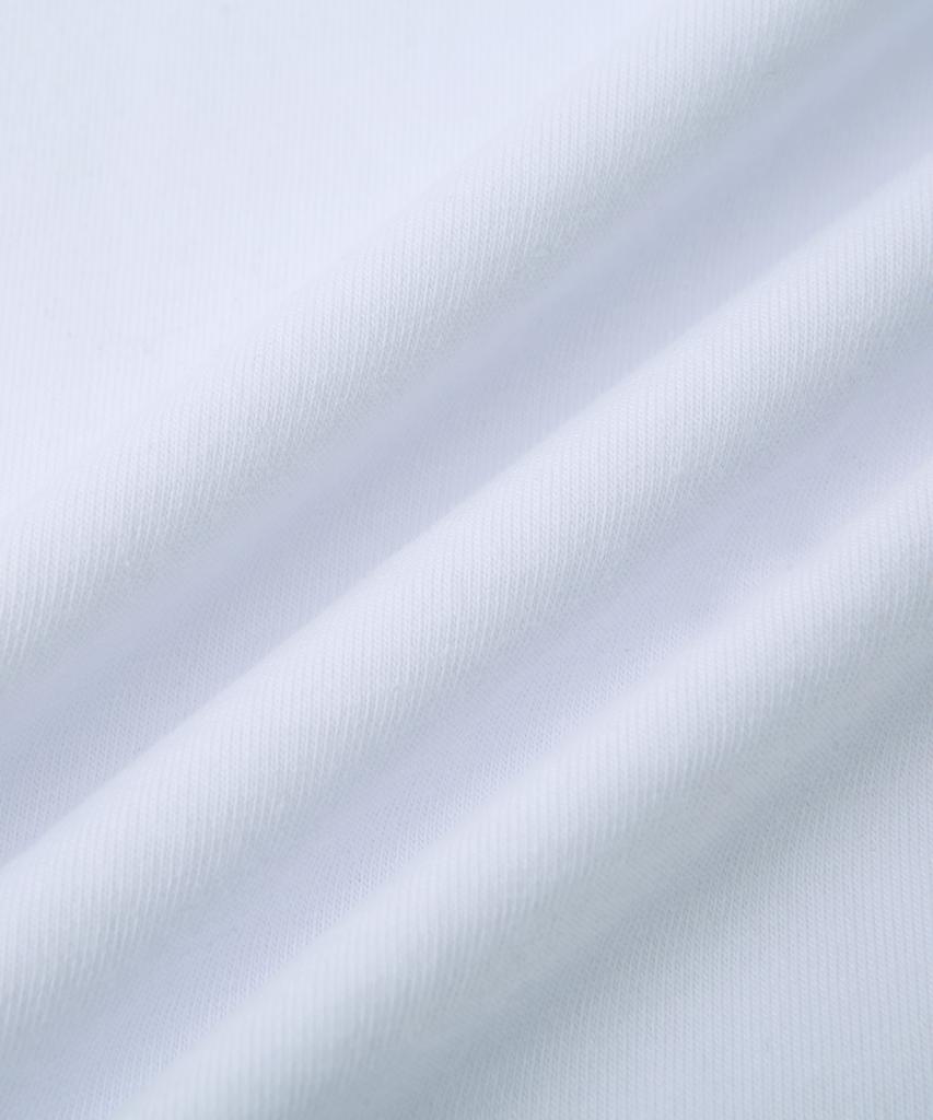 DOLPHIN WAVE APPAREL Белая свободная укороченная футболка с коротким рукавом